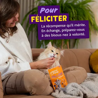 Edgard Cooper - Friandises Sans Céréales pour Chat fourrées au Poulet