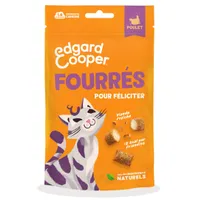 Edgard Cooper - Friandises Sans Céréales pour Chat fourrées au Poulet