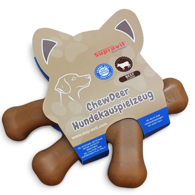 Supravit Jouet pour chien ChewDeer Goût bœuf