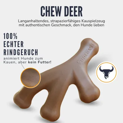 Supravit ChewDeer Hundespielzeug für starke Kauer