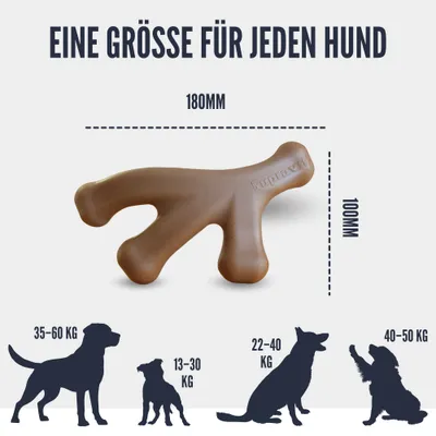 Supravit ChewDeer Hundespielzeug für starke Kauer