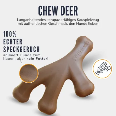 Supravit ChewDeer Hundespielzeug für starke Kauer