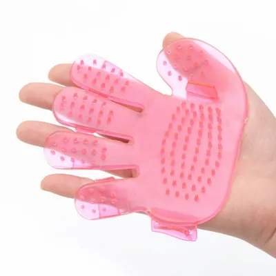 IntiMeg Gants de Bain et Cinq Doigts pour Chats et Chiens