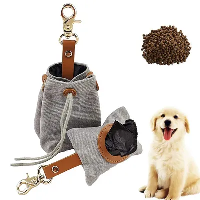 IntiMeg Sac pour croquettes et sacs à crottes pour chien IntiMeg Sac pour croquettes et sacs à crottes pour chien