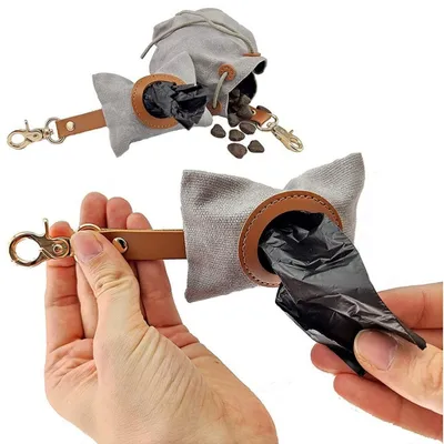 IntiMeg Sac pour croquettes et sacs à crottes pour chien