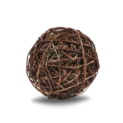 Cunipic - Balle en saule remplie de foin et fleurs de soucis Cunipic - Balle en saule remplie de foin et fleurs de soucis