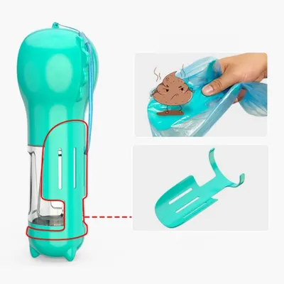IntiMeg Botella de agua portátil para perros