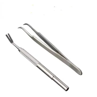 IntiMeg Ensemble de pinces anti-tiques en inox