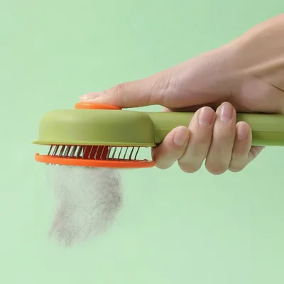 IntiMeg Peigne auto-nettoyant pour chat