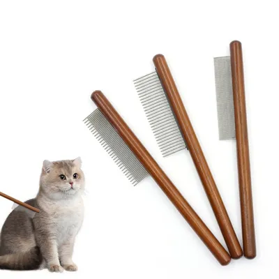 IntiMeg Ensemble de peignes anti-puces pour chat
