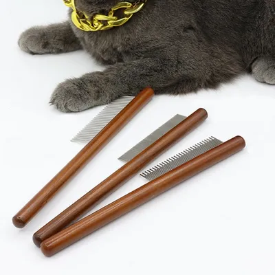 IntiMeg Ensemble de peignes anti-puces pour chat