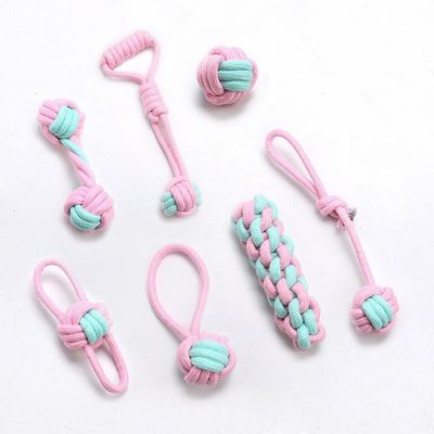IntiMeg Ensemble de jouets pour chien en corde de coton