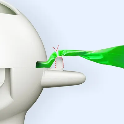 IntiMeg Distributeur de sacs à crottes de chien IntiMeg Distributeur de sacs à crottes de chien