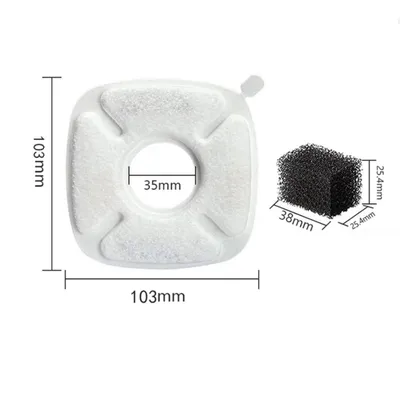 IntiMeg Filtro para dispensador de agua para mascotas