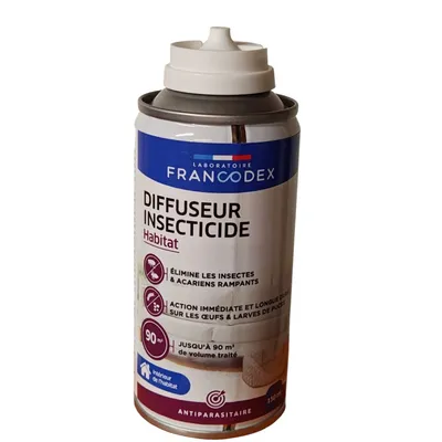 Francodex - Diffuseur insecticide habitat 150ml environ 40m² de surface