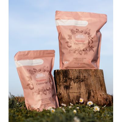 Pelote & Balzane - Friandises naturelles chevaux Pomme / Cannelle - 1,5kg