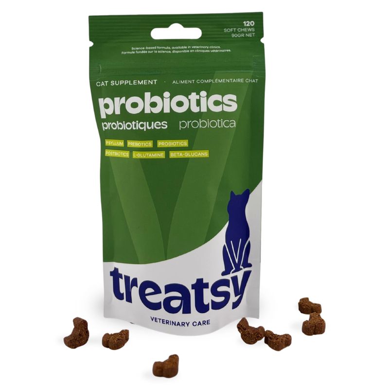 Treatsy Complément Alimentaire - Probiotiques pour chat