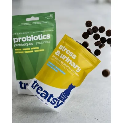 Treatsy Complément Alimentaire - Stress & Système urinaire pour chat Treatsy Complément Alimentaire - Stress & Système urinaire pour chat