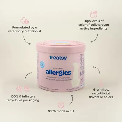 Treatsy Complément Alimentaire - Allergies pour chien