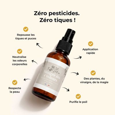 TRUFFE DÉLICE Vinaigre des 4 voleurs - Antiparasitaire chien