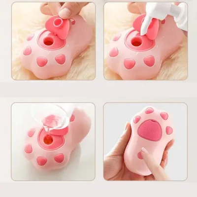 IntiMeg Brosse de massage à jet pour pattes de chat