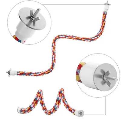 IntiMeg Corde de grimpe en coton pour perroquets