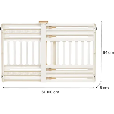 Barrière de sécurité sans perçage Extensible de 61-100 cm Verrouillable Barrière de sécurité sans perçage Extensible de 61-100 cm Verrouillable