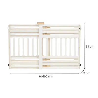 Barrière de sécurité sans perçage Extensible de 61-100 cm Verrouillable