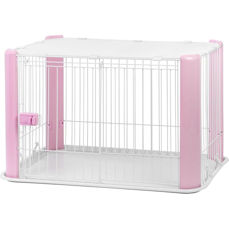 Parc pour Chien Intérieur, L92xP63xH60cm, pour Chat, Chiot, Lapin