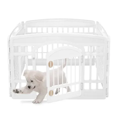 Iris Ohyama, Parc pour Chien intérieur, léger, modulable, plastique