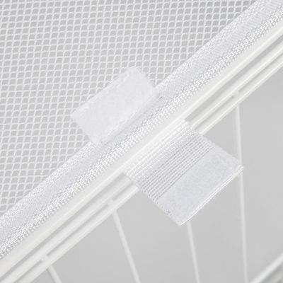 Parc pour Chien Intérieur, L113xP78xH60cm, pour Chiot, Lapin, avec toit