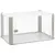 Parc pour Chien Intérieur, L113xP78xH60cm, pour Chiot, Lapin, avec toit