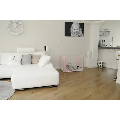 Parc pour Chien Intérieur, L92xP63xH60cm, pour Chat, Chiot, Lapin