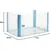 Parc pour Chien Intérieur, L113xP78xH60cm, pour Chiot, Lapin, Chat