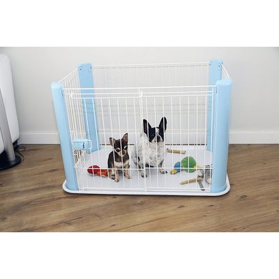 Parc pour Chien Intérieur, L92xP63xH60cm, pour Chat, Chiot, Lapin