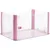 Parc pour Chien Intérieur, L113xP78xH60cm, pour Chiot, Lapin, avec toit