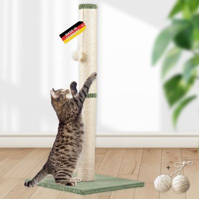 Rohrschneider Arbre à chat/tronc L tissu velours côtelé taille 2, vert