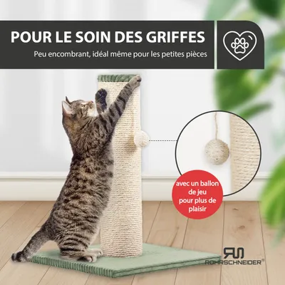 Rohrschneider Arbre à chat/tronc XL tissu velours côtelé