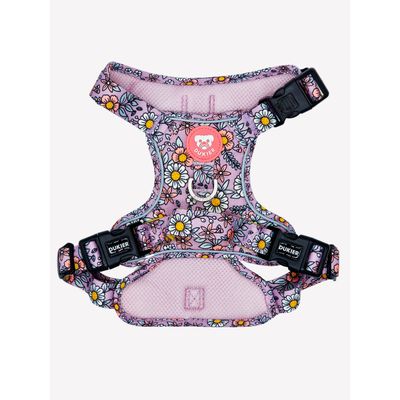 Dukier Harnais Trail  Flower Power pour chien