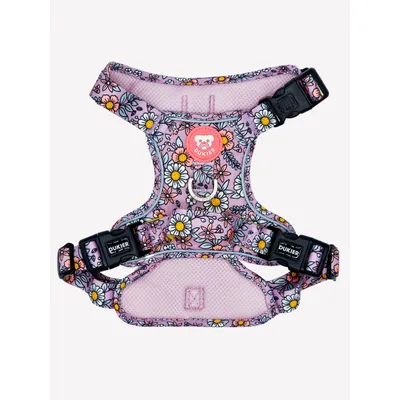 Dukier Harnais Trail  Flower Power pour chien