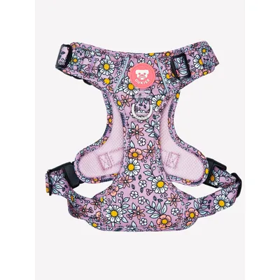 Dukier Harnais Trail  Flower Power pour chien