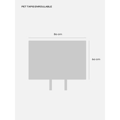 Dukier Pet Tapis Enroulable Smiley