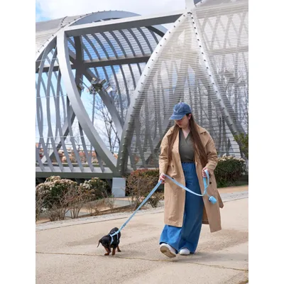 Dukier Laisse Soft Blue (Essentials) pour chien