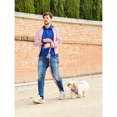 Dukier Laisse Flower Power pour chien