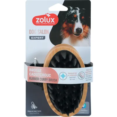 zolux - Brosse Caoutchouc 12 cm pour chien