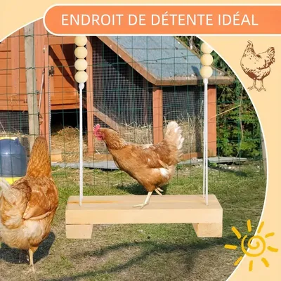 IntiMeg Balançoire pour volailles