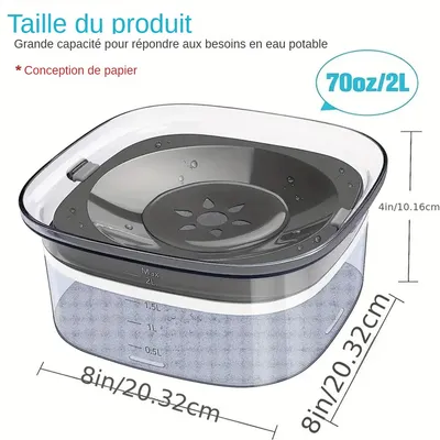 IntiMeg Bol d'eau flottant pour animaux de compagnie