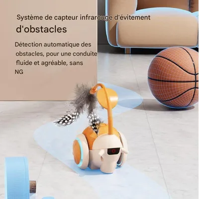 Jouet pour chat à commande à distance interactif pour chats