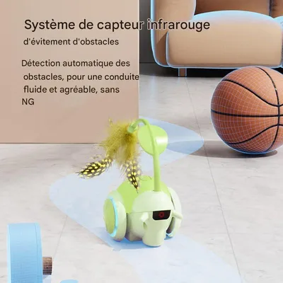 Jouet pour chat à commande à distance interactif pour chats