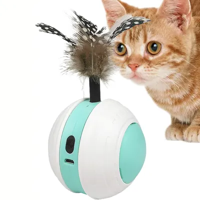 Jouet de puzzle interactif pour chat, Balle automatique